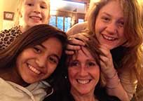 Lisa with Girls